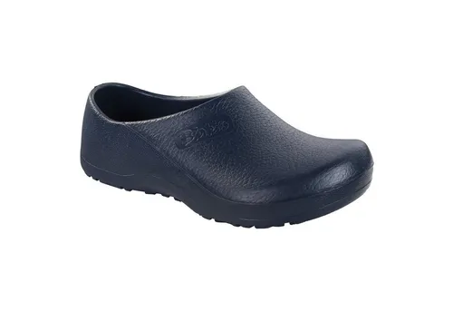 Birkenstock Profi Birki Fusion PU Blue 38 - Hochwertige Clogs aus Polyurethan mit waschbarem PU-Fußbett, ideal für den Einsatz in Gastronomie und Pflege, öl- und fettbeständig.