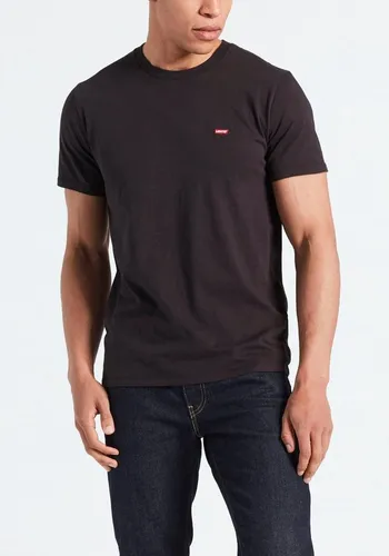 Levi's Herren SS Original HM Tee T-Shirt, Cotton + Patch Black, XS - T-Shirts für Herren, aus hochwertiger Baumwolle für optimalen Tragekomfort und stylisches Design mit Patch.