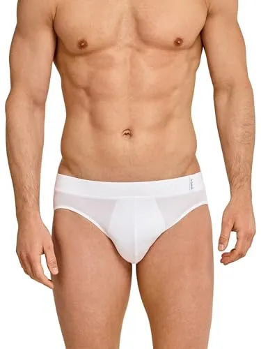 Schiesser Herren Long Life Soft Slip, Weiß - Atmungsaktiv und Weich - Herren-Slips aus der SCHIESSER-Serie Long Life Soft mit optimalem Feuchtigkeitsmanagement und perfekter Passform dank 10% Elastan-Anteil für höchsten Tragekomfort.