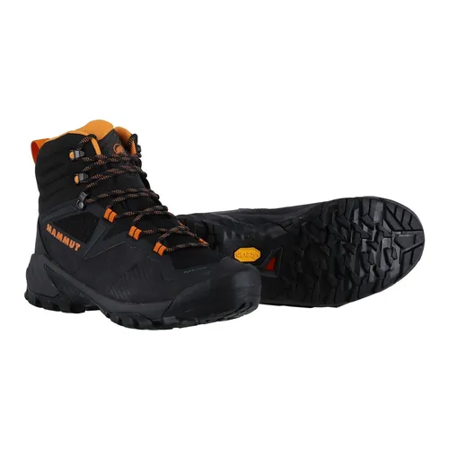 Mammut Wanderschuhe Sapuen High GTX - Wasserdichte Veloursleder-Schuhe für Herren - Wanderschuhe mit Mammut Flextron Technology für effizientes Abrollen und optimalen Komfort durch anatomische Passform. Ideal für anspruchsvolle Wanderungen und Bergtouren.