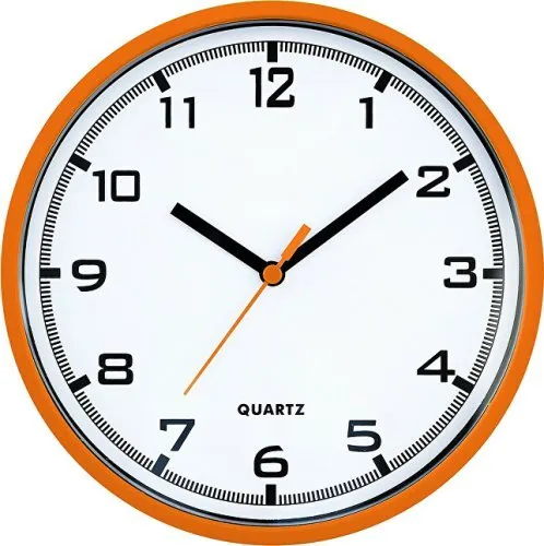 Wanduhr MPM, 2477.60 - orange, 20cm