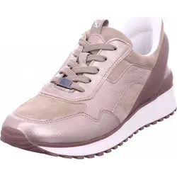 Caprice Damen Sneaker 9-23700-43 Taupe Comb - Rosa - Weite G - Gr. 38 - Sneaker für Damen mit flachem Absatz, aus hochwertigem Leder und in modischem Rosé, ideal für stilvolle und bequeme Alltagslooks.