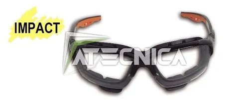 Beta Work 7093 BC Impact Schutzbrille mit klaren Linsen - Arbeitsschuhe & -stiefel, idealer Schutz für die Augen bei der Arbeit mit klaren Linsen für optimale Sicht.