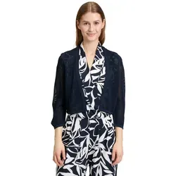 Strickjacke BETTY BARCLAY – Sommer-Strickjacke mit 3/4 Arm - Damen Strickjacke in Dunkelblau, Relaxed Fit für bequemen Tragekomfort. Ideal für warme Tage oder als Layer für kühlere Abende.
