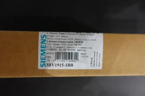 Siemens 3RV1915-1BB / 3-Phasen-Sammelschienen