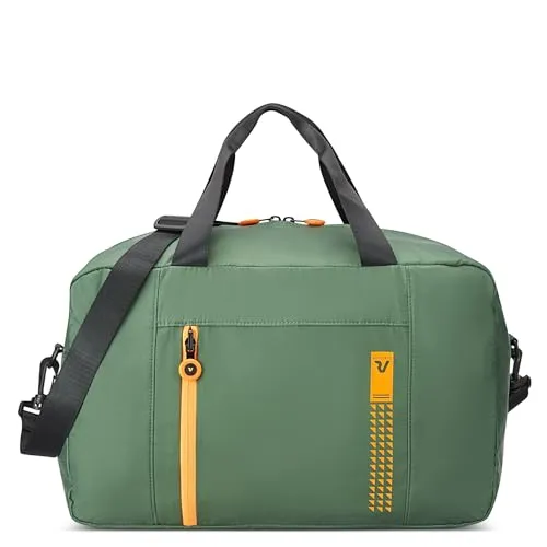 RONCATO COMPACT Kabinentasche 40x25x20 cm - Militärgrün - Leichte Kabinentasche mit perfekten Abmessungen für Ryanair. Ideal für Reisen, mit Schultergurt für praktischen Transport. Hochwertige Verarbeitung aus Italien für Stil und Funktionalität.