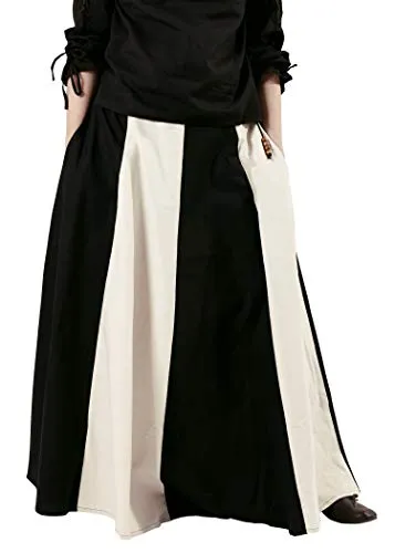 Battle-Merchant Mittelalterlicher Rock Damen in schwarz von Battle-Merchant