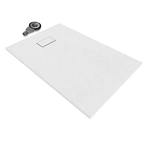 i-flair SMC Duschwanne 120x90 cm in weiß von Moments of Glass