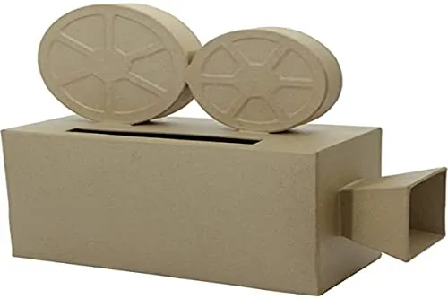 Décopatch EVo17C Urne/Briefbox aus Pappmaché - Pappmaché Urne/Briefbox 13x33,5x31cm, ideal zum kreativen Gestalten und Personalisieren für einzigartige Dekorationen.
