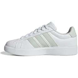 adidas Damen STREETTALK Schuhe - FTWR White/Linen Green, 38 EU - Stylische Damen Sneakers mit regulärer Passform, Schnürsenkeln und rutschfester Gummiaußensohle für optimalen Komfort im Alltag.