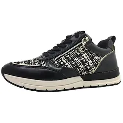 Tamaris Schnürer Schnürschuh schwarz 39 EU - Sneaker in Größe 39 EU, stilvoller Schnürer aus hochwertigem Mesh, ideal für einen komfortablen Alltag.