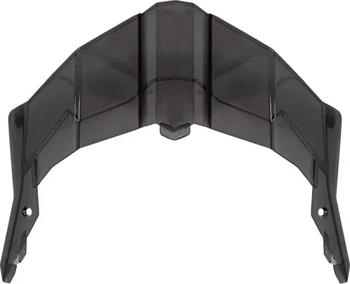 Schwarze lange Frontverlängerung für den Airoh Aviator 3 Helm