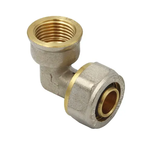 PipeTec Deutschland Gewindefitting Klemmring Schraubfitting Winkel 20x2 90° - 1/2 Zoll Innengewinde