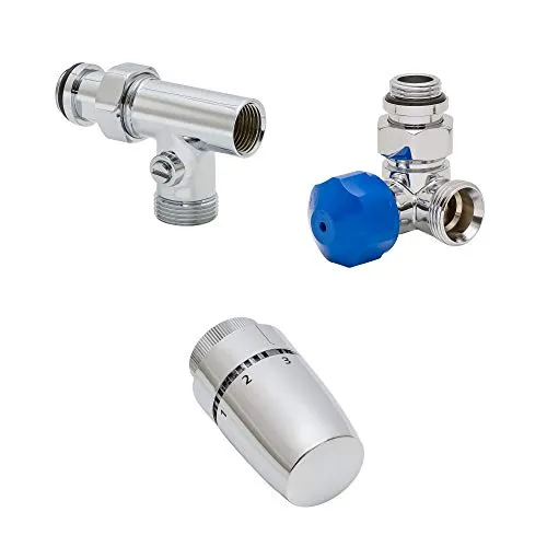 Schulte EP7062002-5 Mischbetrieb Thermostat-Set, verchromt