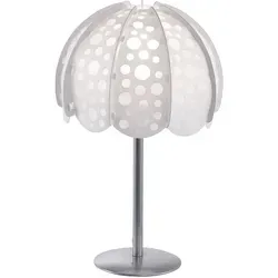 Moderne Tischleuchte mit Löcher-Design, H 36 cm