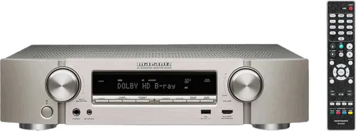 Marantz NR1510 5.2 AV Receiver - Kompakter 4K Receiver mit HEOS Multiroom-Streaming, 5 x 85 Watt Leistung und Unterstützung für Spotify und AirPlay