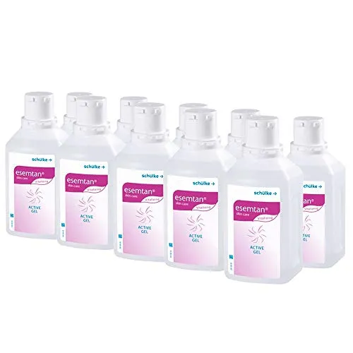 10x 500 ml Schülke Esemtan® Active Gel Hautpflege Gel Pflege Haut, durchblutungsfördernd