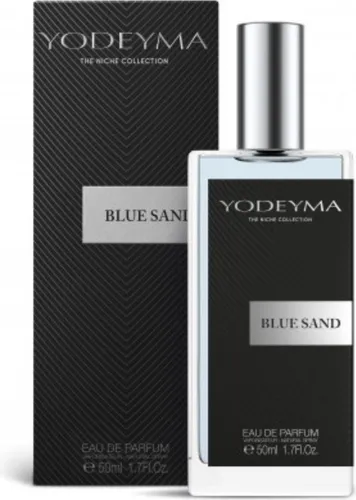 Yodeyma Herrenparfüm Blue Sand 50 ml - Niche Collection - Eau de Parfum für Herren mit erfrischenden Noten von Orange und Limón, perfekt für selbstbewusste Männer, die einen einzigartigen Duft suchen.