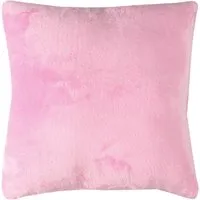 Bestlivings Kissenhülle Kuschel Kissenbezug mit Reißverschluss 45 x 45 cm Rosa
