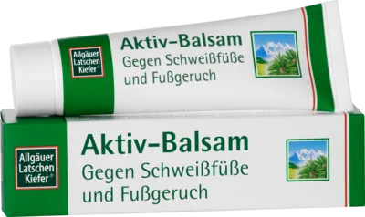 Dr. Theiss ALLGÄUER LATSCHENK. Aktiv Balsam 50 ml - Fußpflegecreme zur Reduktion von Schweiß und Geruch, mit Allgäuer Latschenkiefernöl für trockene, geruchsfreie Füße. Zieht schnell ein und reguliert die Transpiration.