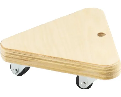 Dreieckroller, bis 100 kg, mit Holzplatte 135 mm