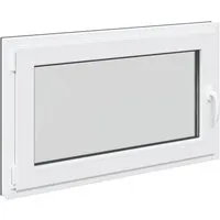 vidaXL Kellerfenster RISOR Anthrazit 100 x 70 cm - Modernes Untergeschossfenster aus PVC und Glas, ideal für Licht und frische Akzente. Praktische Kipp- und Drehmechanismen sorgen für einfache Nutzung und Anpassung an verschiedene Raumlayouts.