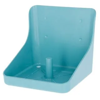 Kerbl Lecksteinhalter aquamarin Kunststoff, eckig