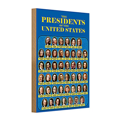 Holzschild Spruch 20x30cm the presidents of United States