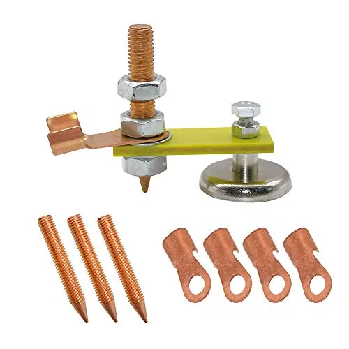 WJUAN Schweißmagnetkopf Schweißzubehör Werkzeug Magnetische Erdungsklemme für Schweiß Support Zubehör Werkzeug