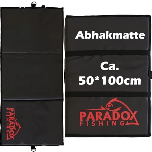 Paradox Fishing Abhakmatte Angeln ca. 50 * 100cm I Fischmatte Karpfen Abhakmatte – Abhakmatten gut gepolstert