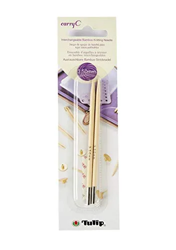 Tulip CTMM-02 Stricknadeln, Bamboo, Beige, 3.75 mm
