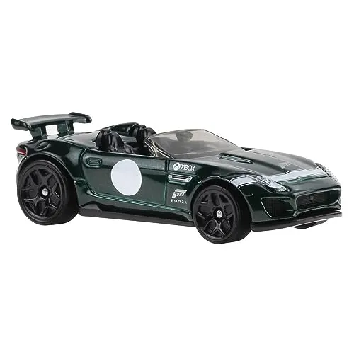 Hot Wheels Forza Horizon Die Cast Modellauto '15 Jaguar F-Type Project 7 Maßstab 1:64 - Länge 7cm HLK27