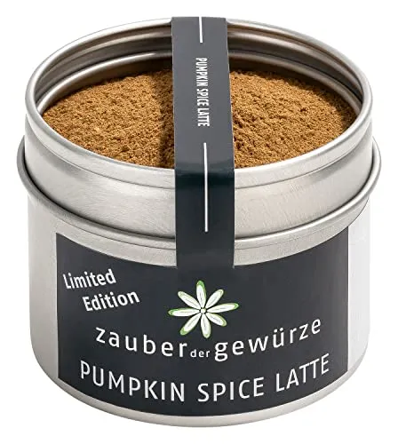 Zauber der Gewürze Pumpkin Spice - Pumpkin Pie Spice mit Zimt, Ingwer und Bourbon Vanille, perfekt für Pumpkin Spice Latte, Pumpkim Spice Sirup und Kürbiskuchen, 45 g