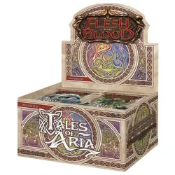 Flesh & Blood Tales of Aria Unlimited Booster Display - Sammelkarten-Set mit 238 Karten, ideal für Sealed Decks und Booster Drafts. Entdecke neue Helden und Mechaniken in der faszinierenden Welt von Aria!