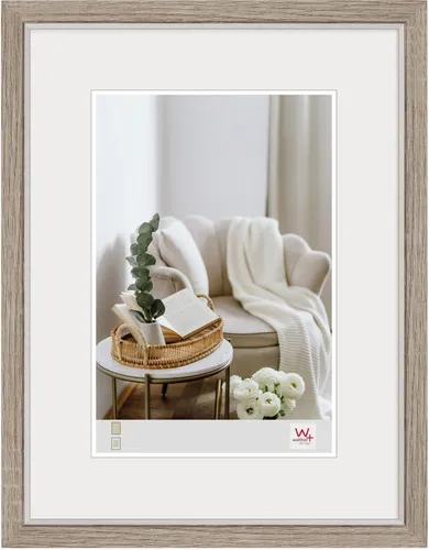 Walther MDF-Holzrahmen Hygge 15x20 cm grau