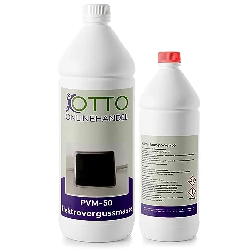 150g, 2K Polyurethan Elektro Gießharz Vergussmasse schwarz IP68 I bis 1000V Isolation I zum Vergießen von Muffen, Abzweigdosen & Platinen