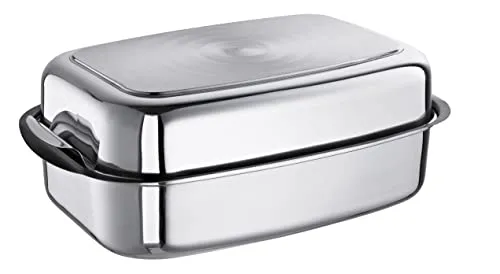 Schulte-Ufer 67061-36 Allzweck-Bräter Easy, 36 x 25 cm, 6,00 l, Edelstahl, 36 cm, Silber