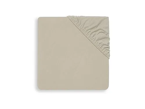 Jollein Spannbettlaken Gitterbett Jersey 60 x 120 cm - Nougat