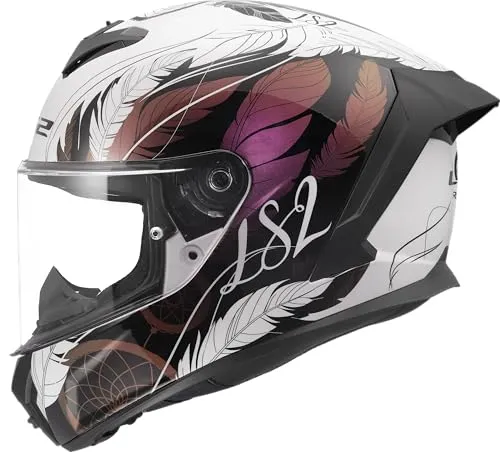 LS2 RAPID III BOHO Motorradhelm in pink von LS2