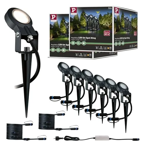 Paulmann Bundle Plug & Shine LED Gartenstrahler Sting von Paulmann
