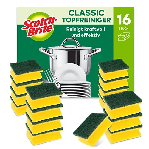 Scotch-Brite Classic Topfreiniger, 16 Schwämme von Scotch-Brite