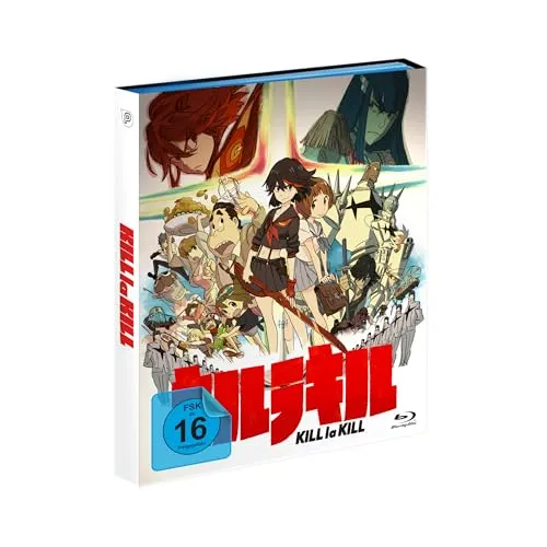 Kill la Kill - Komplettbox - [Blu-ray] - Anime-Serie, Freigegeben ab 16 Jahren, mit packender Story und einzigartigem Animationsstil für Fans von Action und Abenteuer.