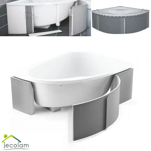 Styroporträger Styropor Träger Wannenträger Eckbadewanne 240 x 63 cm universell