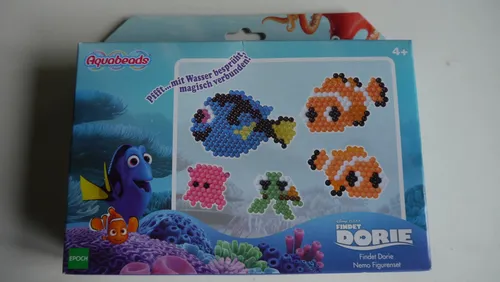 Aquabeads Findet Dory Nemo Figurenset 9 Farben 500 Perlen Bügelperlen 3 Motive