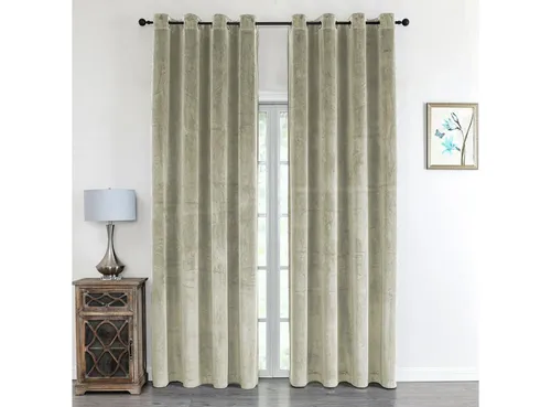 texpot Samtvorhang 140 x 245 cm - Wasserabweisend und Verdunkelnd - Fertiggardinen mit eleganter Samtoptik, wasserabweisend für Feuchträume und einfach zu montieren. Verleihen Sie Ihrem Zuhause eine luxuriöse Note!