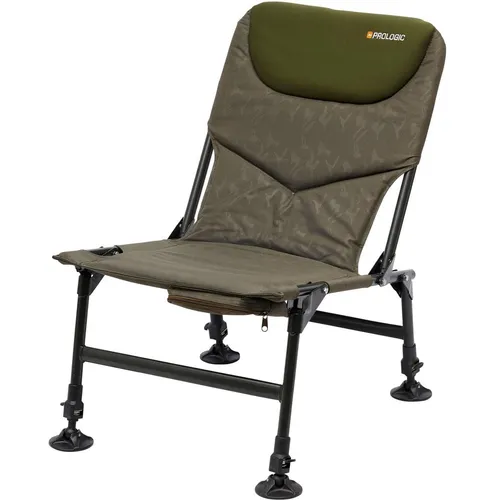 Prologic Inspire Lite-Pro Chair - Verstellbarer Anglerstuhl mit Kissen - Camping-Möbel, ideal für Angler, bietet hohen Komfort und ist mit einem Kissen ausgestattet, perfekt für lange Tage am Wasser.