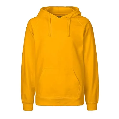 Neutral Mens Hoodie XL - Gelb - Kapuzenpullover für Herren aus 100% Bio- und Fairtrade-Baumwolle, zeitloses Design mit Kängurutasche und hohem Tragekomfort für kalte Tage.