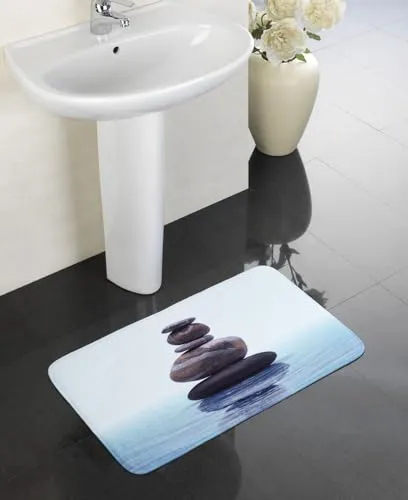 WENKO 20949100 Badematte Meditation 45 x 75 cm