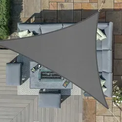LuxusKollektion Sonnensegel Dreieckig 3.6x3.6m Anthrazit