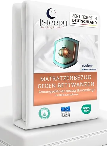 Matratzenbezug gegen Bettwanzen 160x200x20 – Öko-Tex-zertifiziert